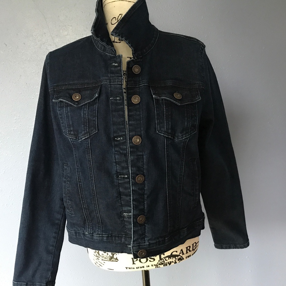 Franne Golde Dark wash Denim Jacket size S